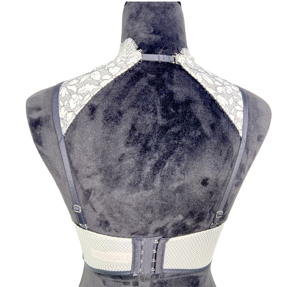 2016 Victoria's Secret Dream Angels Lace Halter Padded Demi Size 34C - Picture 7 of 13